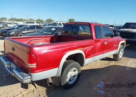 1999 Dodge Dakota Slt/Sport из США, поврежденный, VIN 1B7GG22Y1XS299683